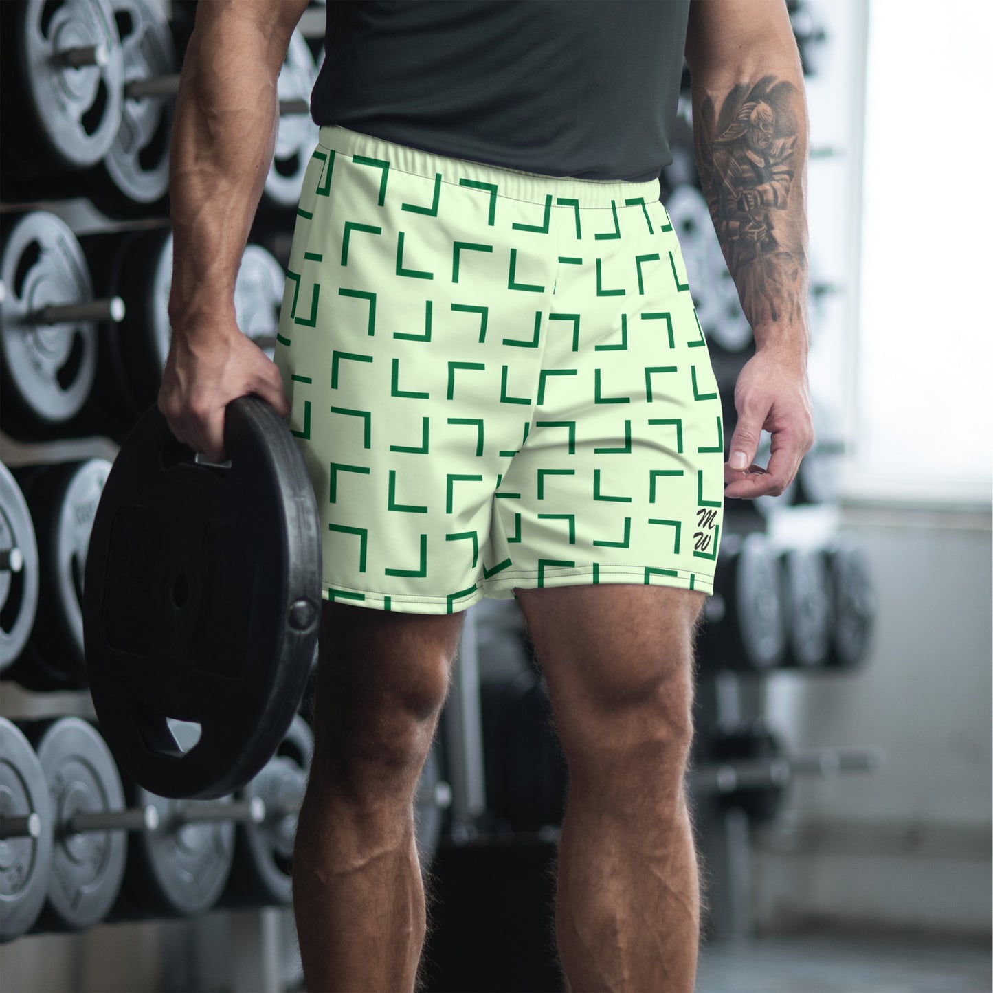 Men's Half Square Athletic Shorts