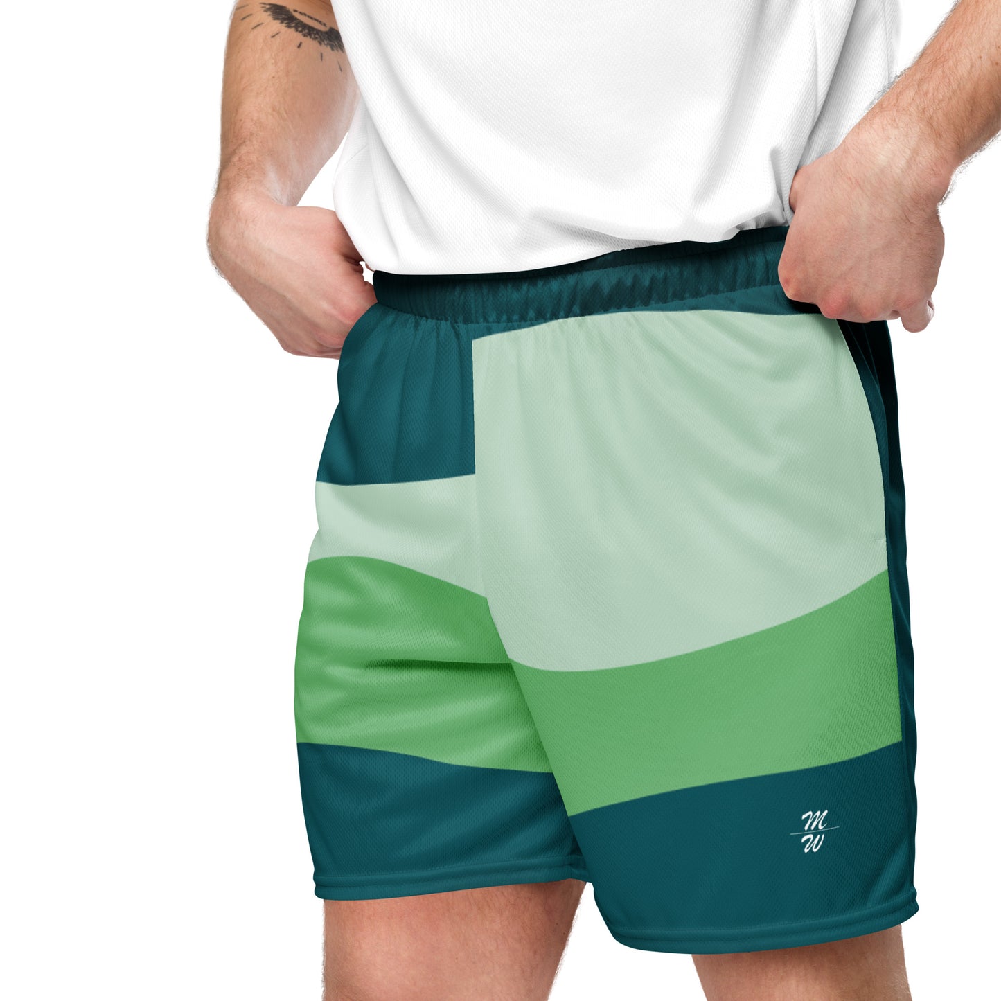 Terrain Unisex Mesh Shorts