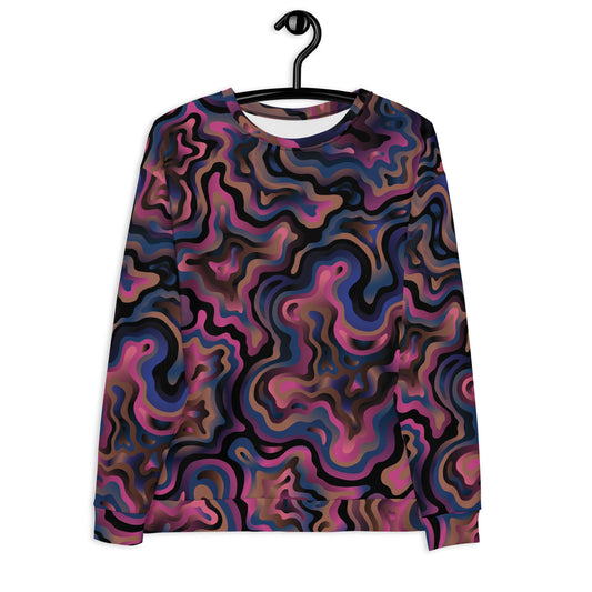 Patterned Unisex Sweatshirt