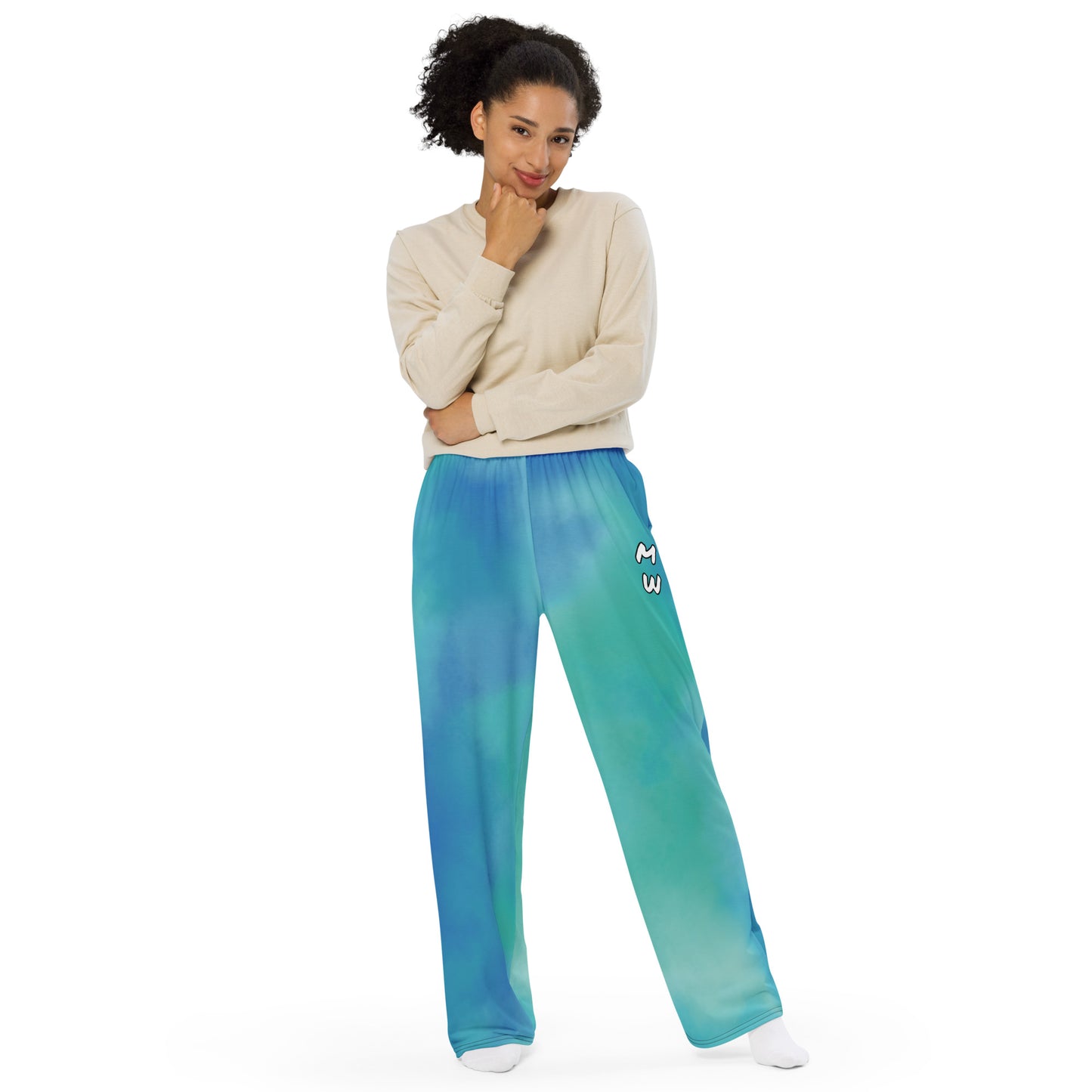 Blueface Unisex Wide-leg Pants