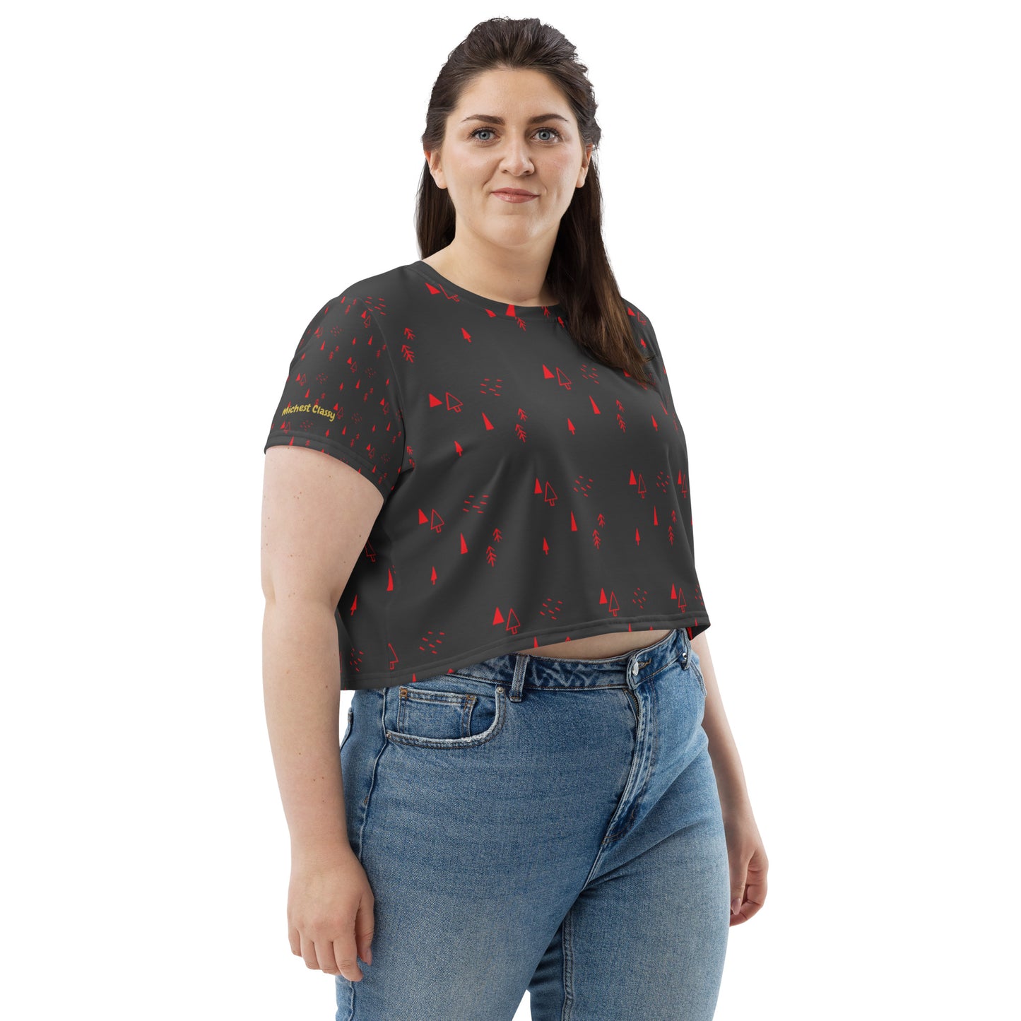 Michest "All-Over Print" Crop Top