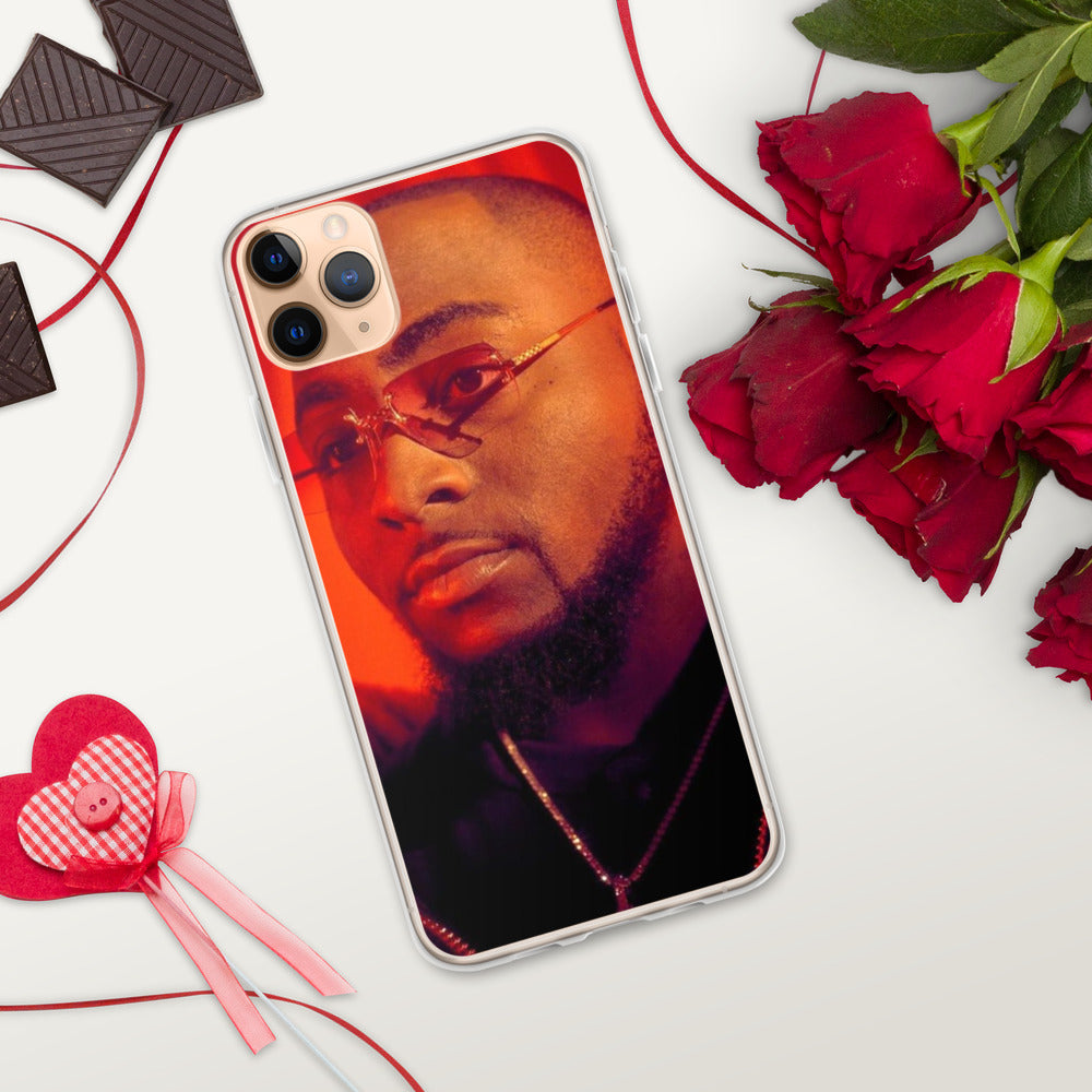 Davido Red Customised iPhone Case