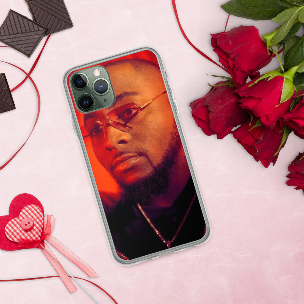 Davido Red Customised iPhone Case