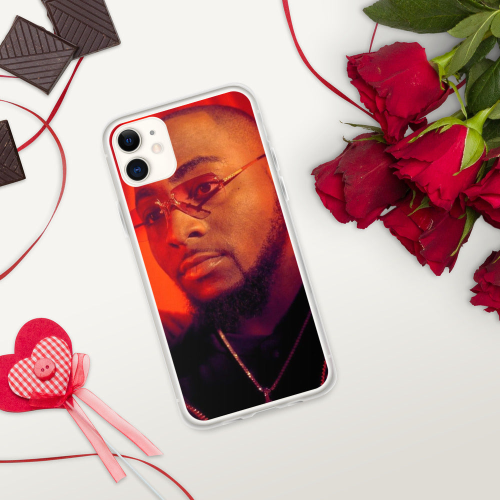 Davido Red Customised iPhone Case