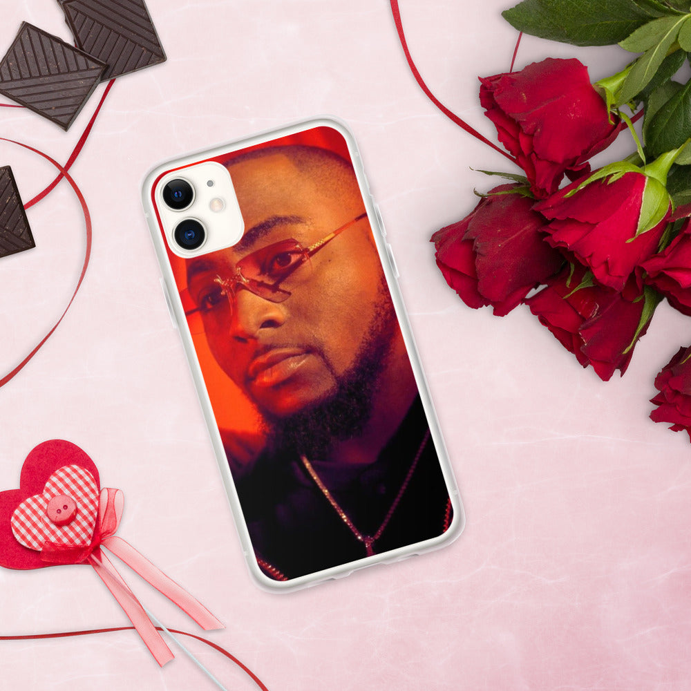 Davido Red Customised iPhone Case