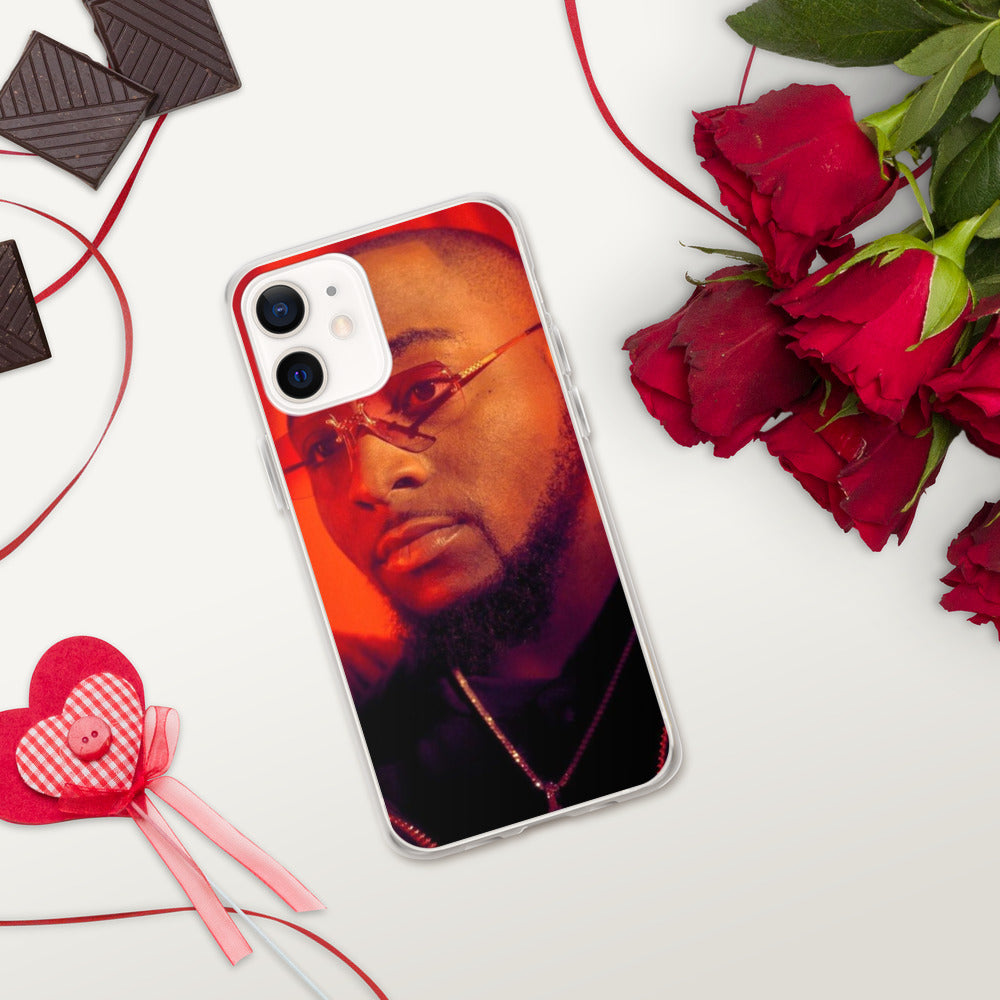 Davido Red Customised iPhone Case