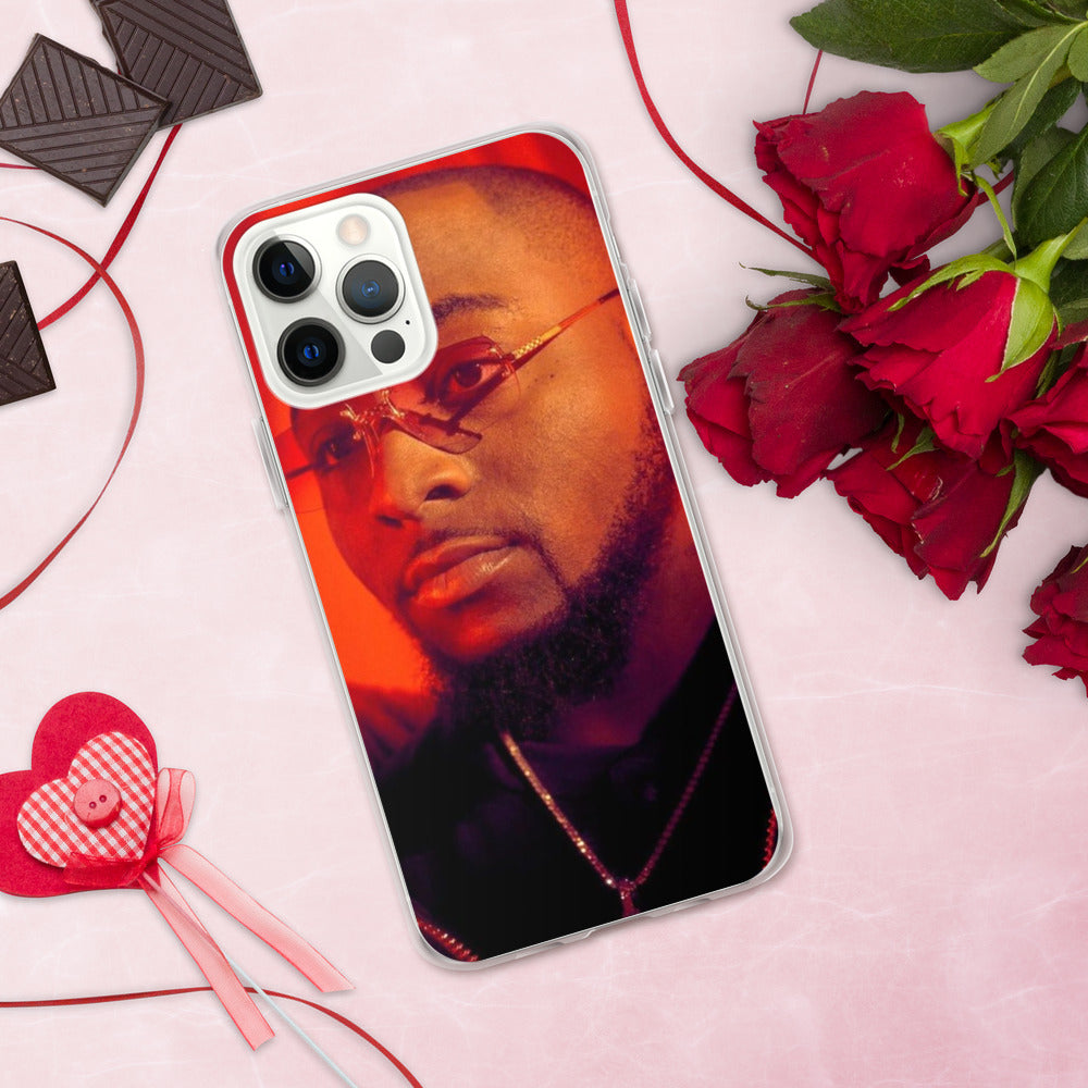 Davido Red Customised iPhone Case