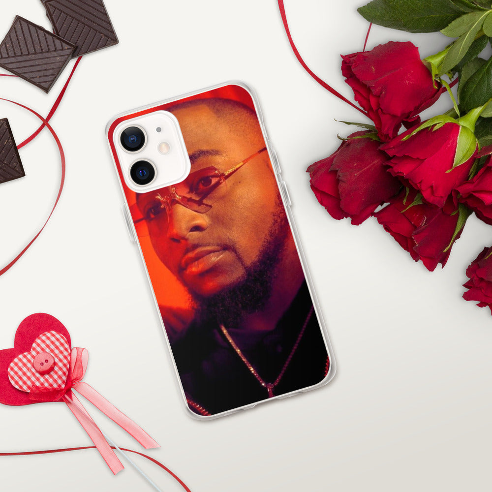 Davido Red Customised iPhone Case