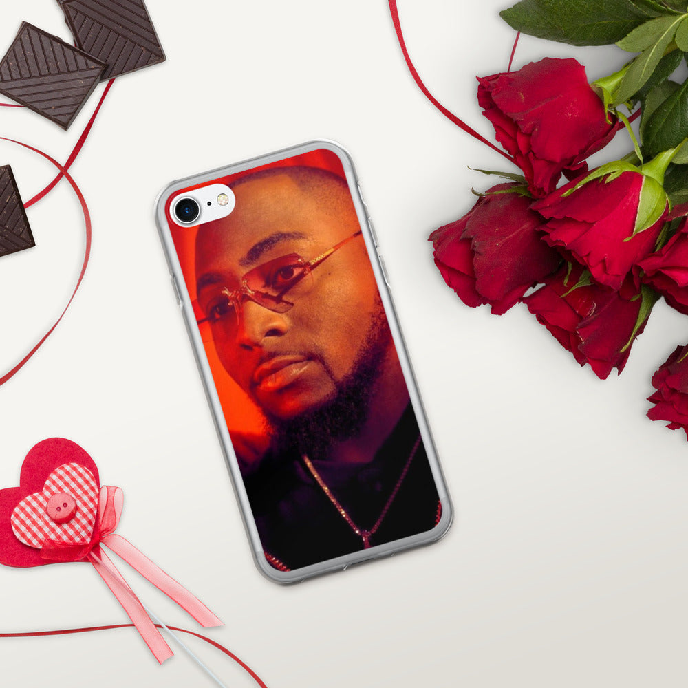 Davido Red Customised iPhone Case