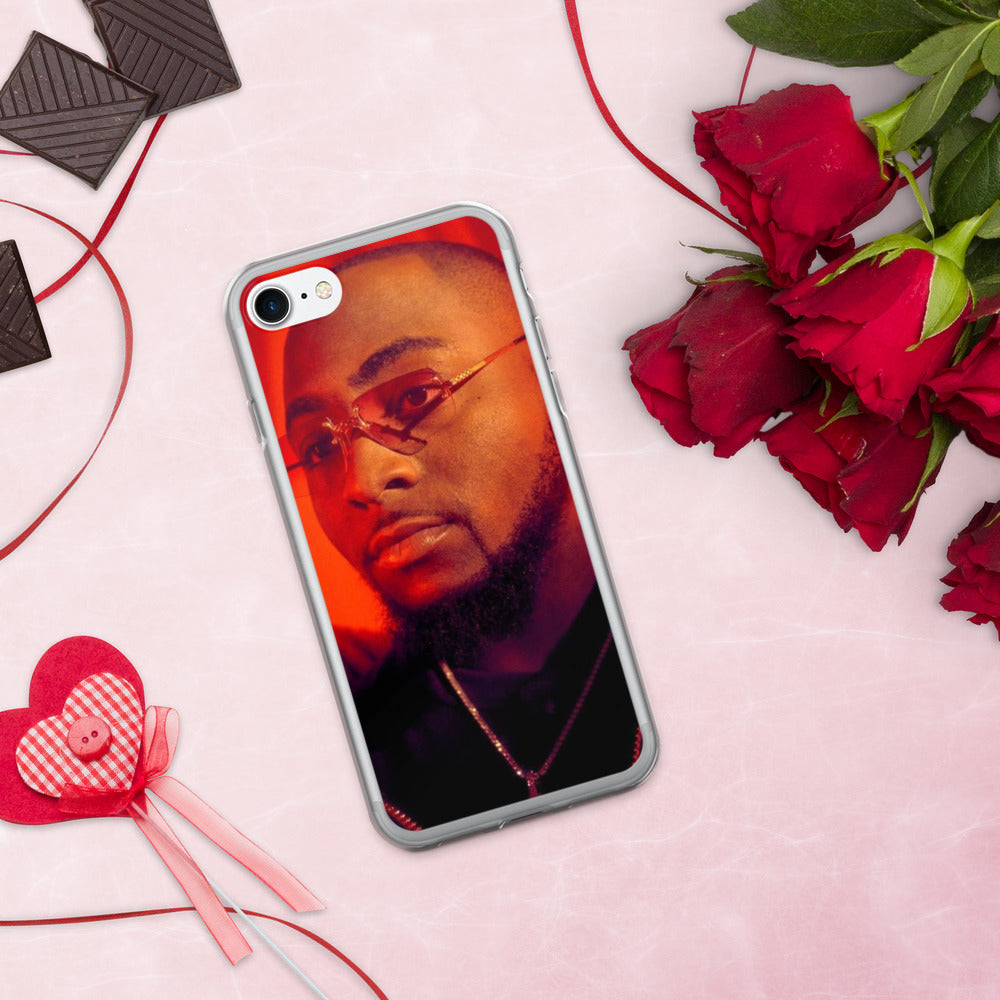 Davido Red Customised iPhone Case