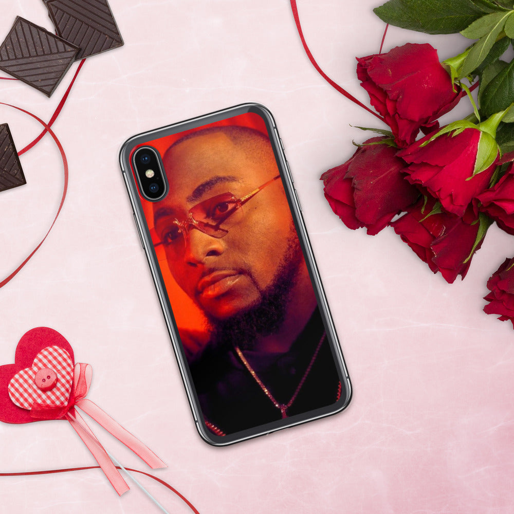 Davido Red Customised iPhone Case