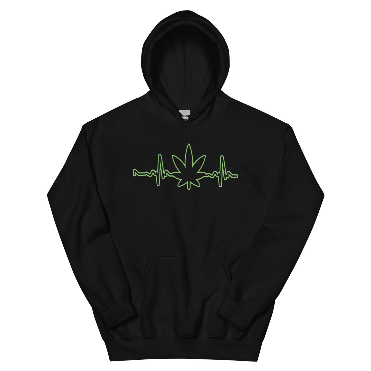 Weed Heartbeat Unisex Hoodie