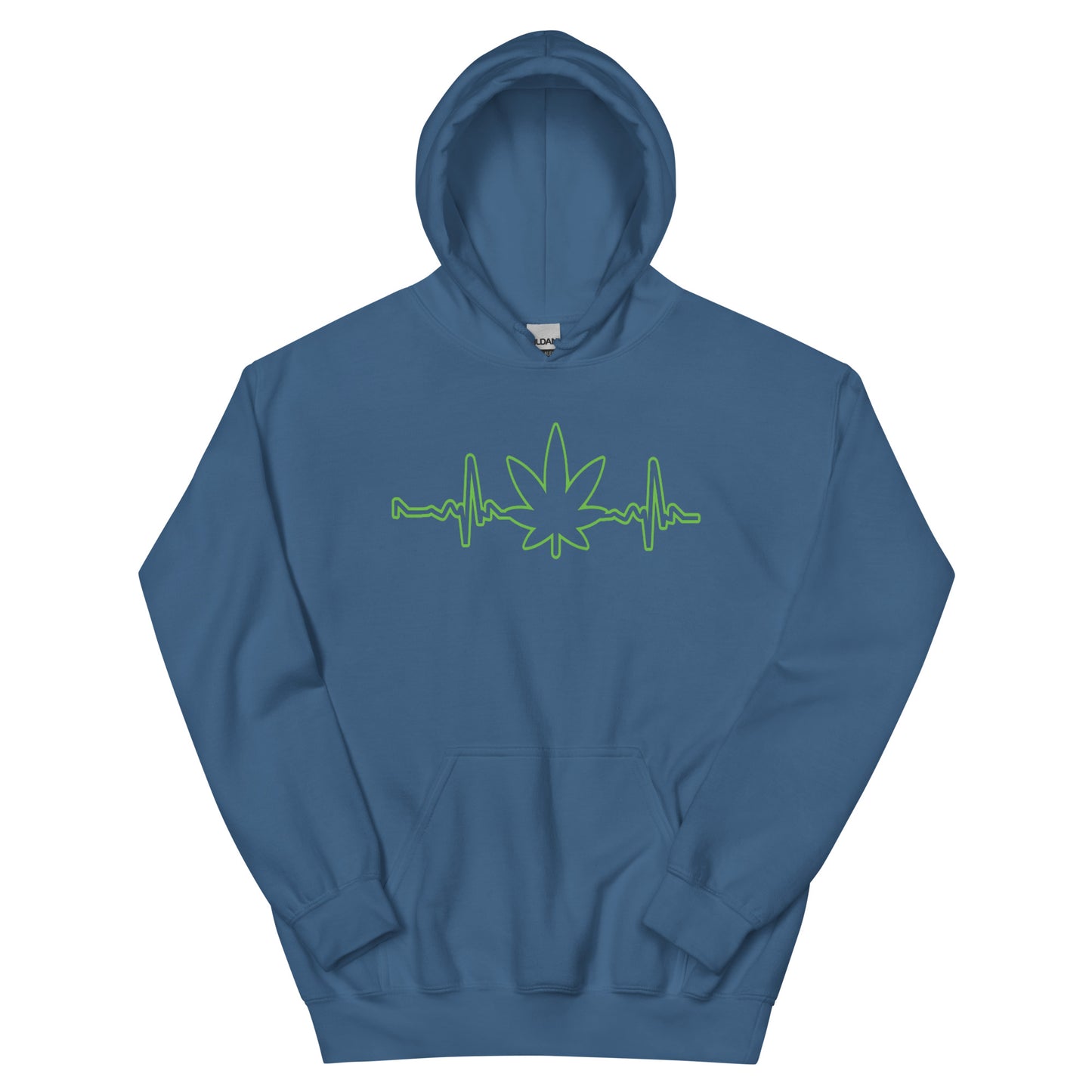 Weed Heartbeat Unisex Hoodie