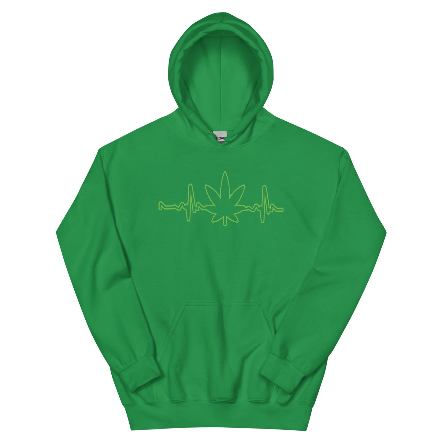 Weed Heartbeat Unisex Hoodie