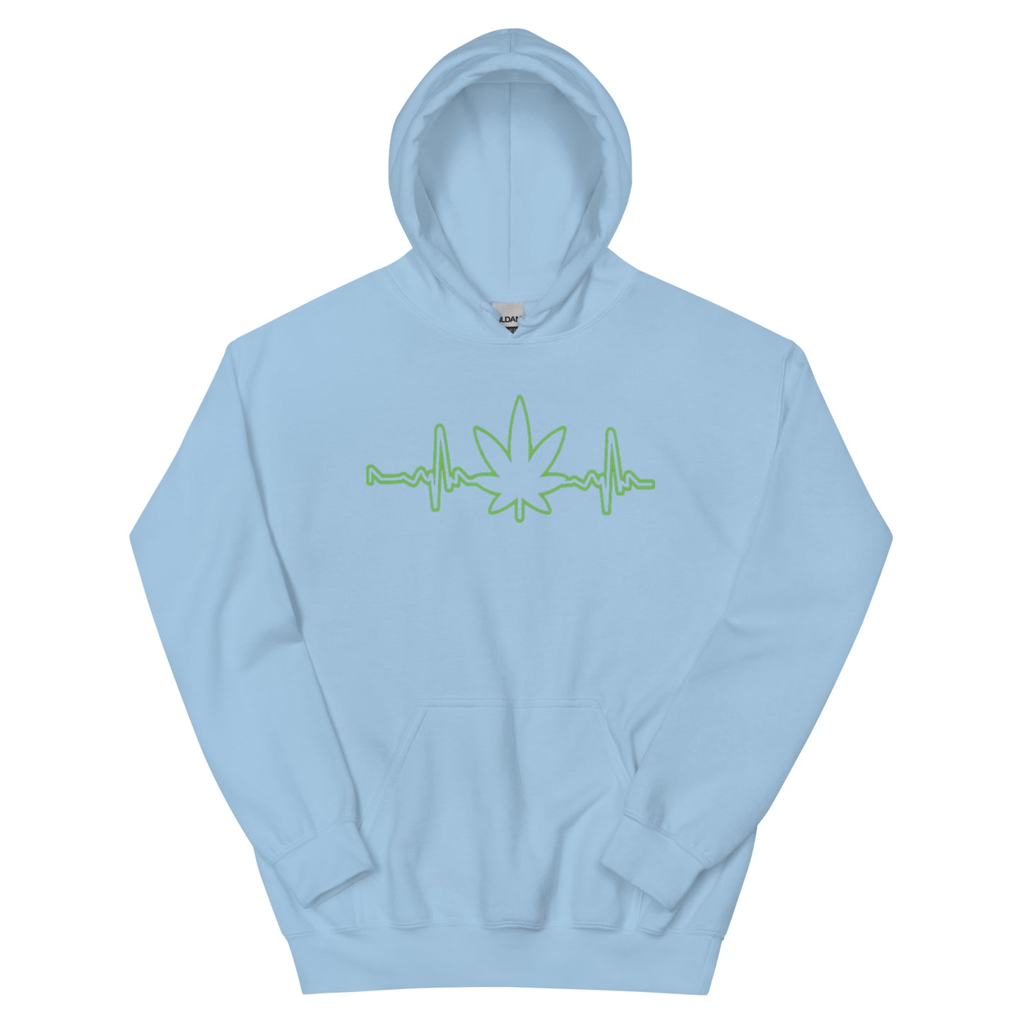 Weed Heartbeat Unisex Hoodie