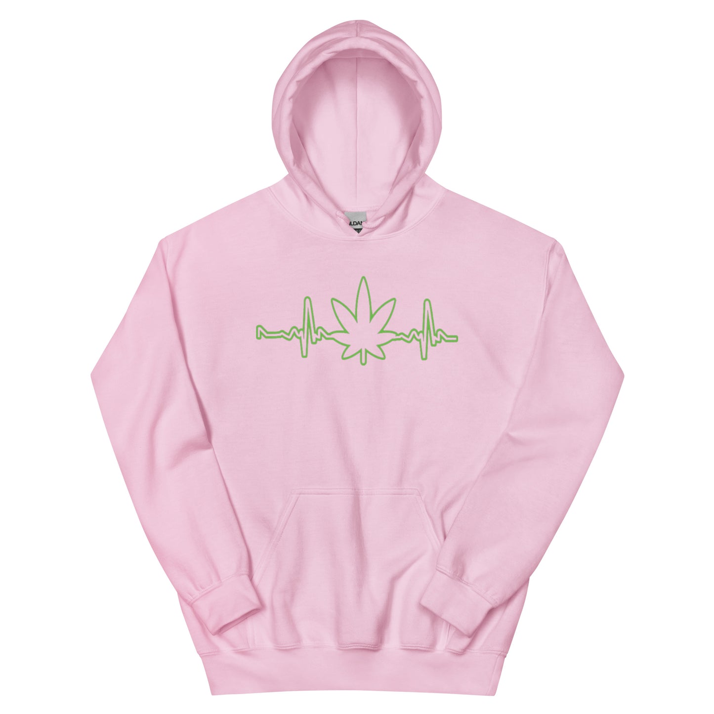 Weed Heartbeat Unisex Hoodie