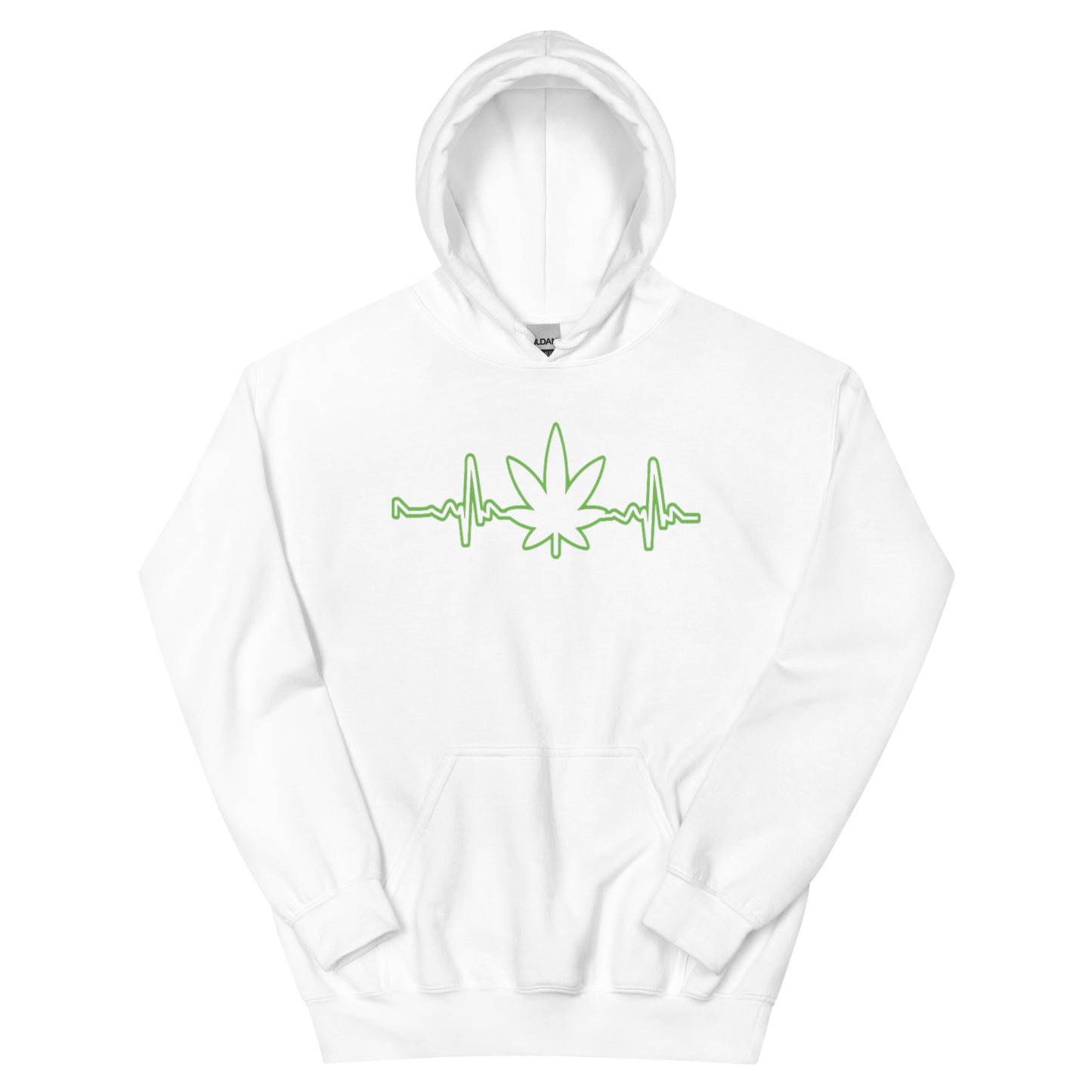 Weed Heartbeat Unisex Hoodie